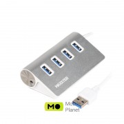 USB 3.0 Maxxter 4хUSB3.0 Silver (HU3A-4P-01)