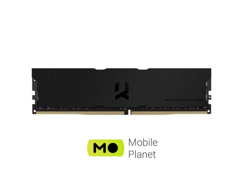 Оперативна пам'ять DDR4 8GB / 3600 Goodram Iridium Pro Deep Black (IRP-K3600D4V64L18S / 8G) (UA)