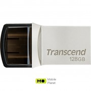 Transcend 128GB JetFlash 890 Silver USB 3.1 / Type-C (TS128GJF890S) (UA)