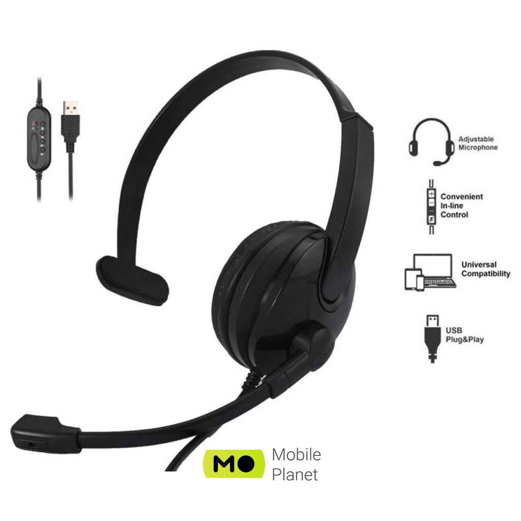2E CH12 Mono On-Ear USB (2E-CH12MU) (UA)