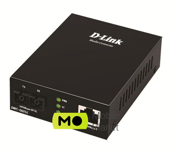 Медіаконвертор D-Link DMC-G02SC (UA)