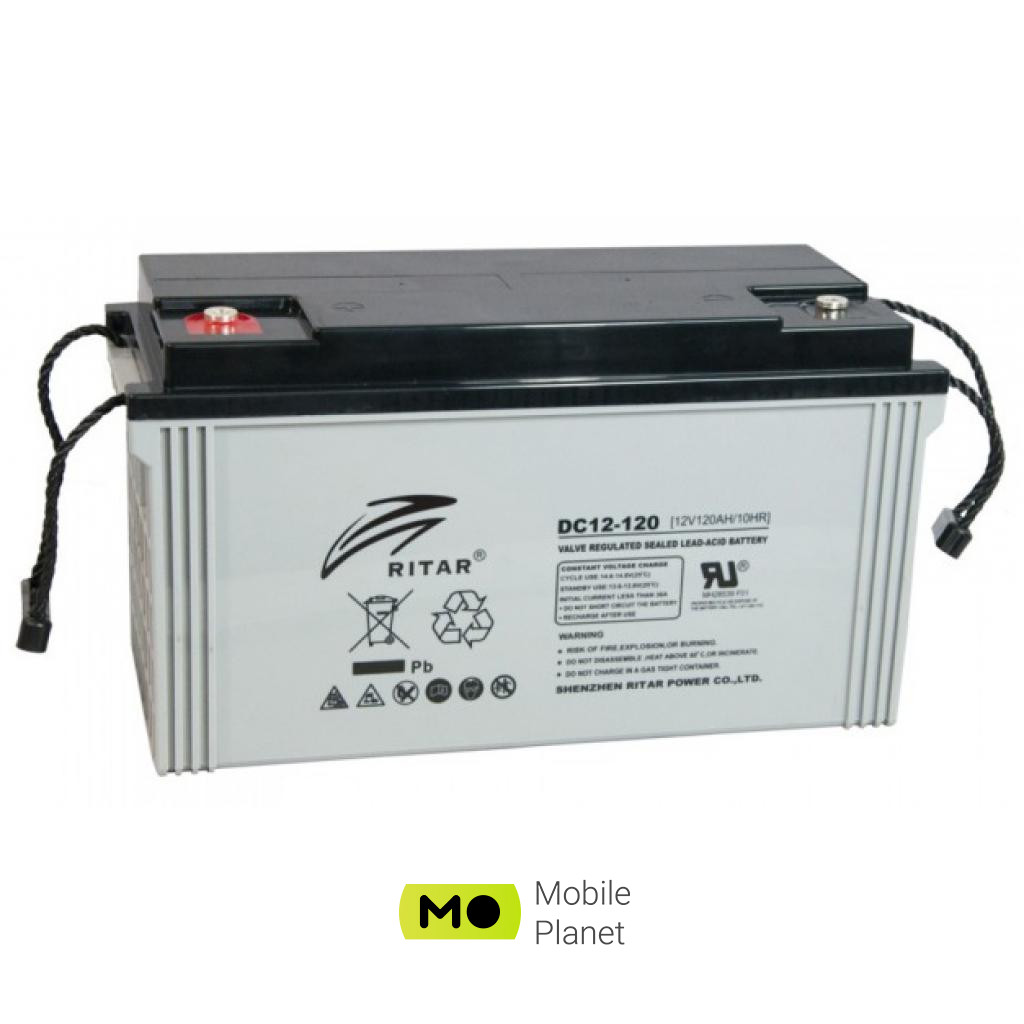Аккумуляторная батарея Ritar AGM 12V-120Ah (DC12-120) (UA)