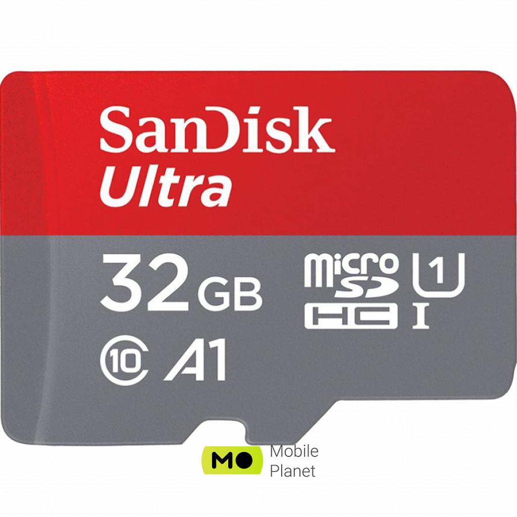 Карта пам'яті SanDisk 32GB microSDHC class 10 UHS-I A1 Ultra (SDSQUA4-032G-GN6MN) (UA)