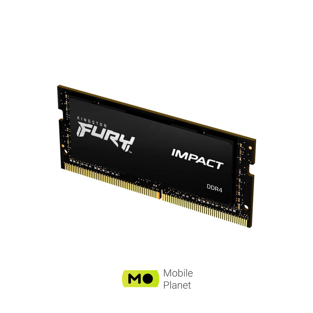 Оперативна пам'ять SoDIMM DDR4 8GB 3200 MHz Fury Impact HyperX (Kingston Fury) (KF432S20IB / 8)