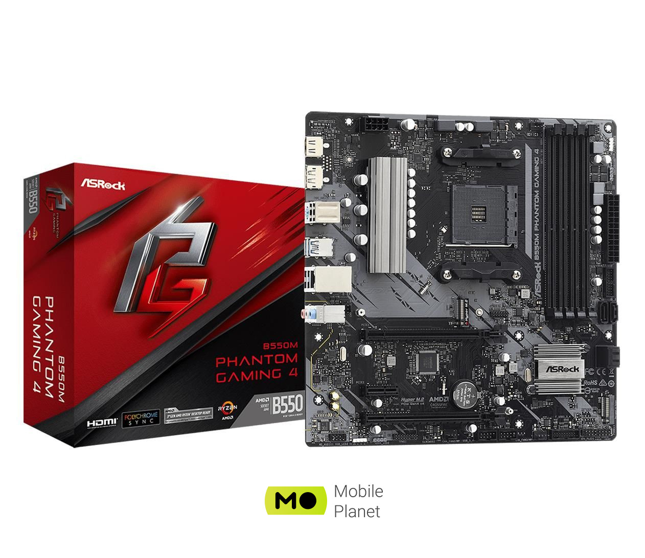 Материнская плата ASRock B550M PHANTOM GAMING 4 EU