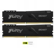 Kingston FURY 16GB (2x8GB) 3200MHz CL16 Beast Black (KF432C16BBK2 / 16) EU
