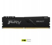 Kingston FURY 8GB (1x8GB) 3200MHz CL16 Beast Black (KF432C16BB / 8) EU