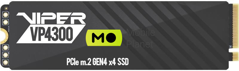 SSD диск 2 ТБ Патріот ВП4300 М.2 2280 Псі 4.0 КС4 ЗД ТЛЦ (ВП4300-2ТБМ28Х) (UA)