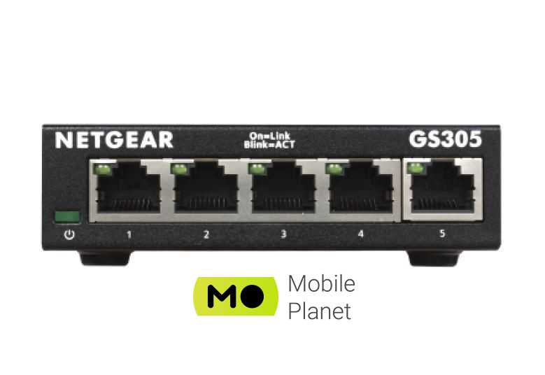 Netgear GS305-300PES (5xGE, некерований) (UA)