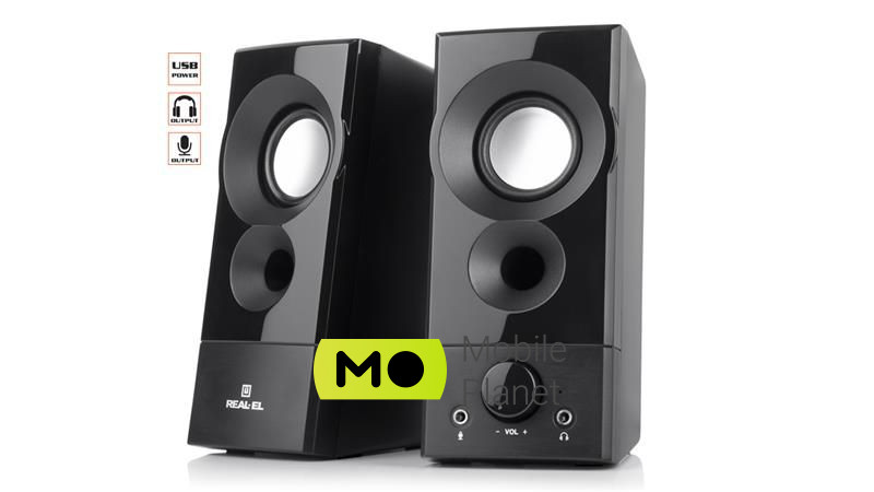 Акустична система REAL-EL S-90 Black (EL121100011) (UA)