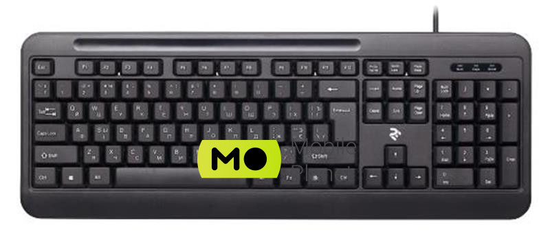Клавіатура 2E KM1040 (2E-KM1040UB) Black USB (UA)