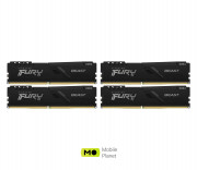 Kingston FURY 128GB (4x32GB) 3200MHz CL16 Beast Black (KF432C16BBK4 / 128) EU