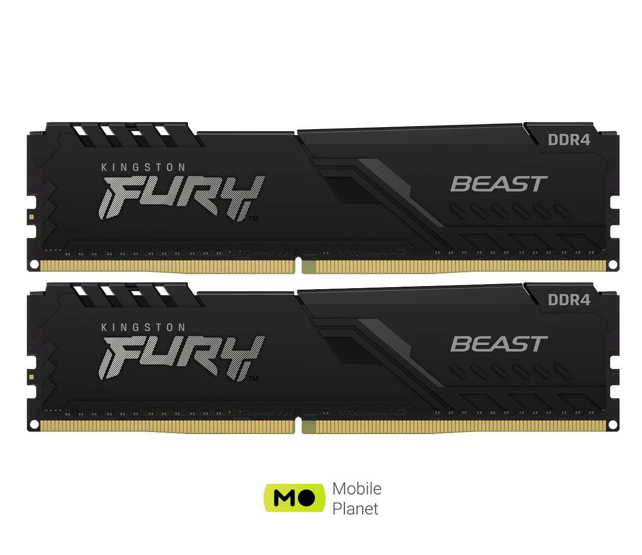 Оперативная память Kingston FURY 32GB (2x16GB) 3200MHz CL16 Beast Black (KF432C16BBK2/32) EU
