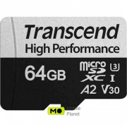 Transcend 64 GB microSDXC UHS-I U3 V30 A2 340S TS64GUSD340S (UA)