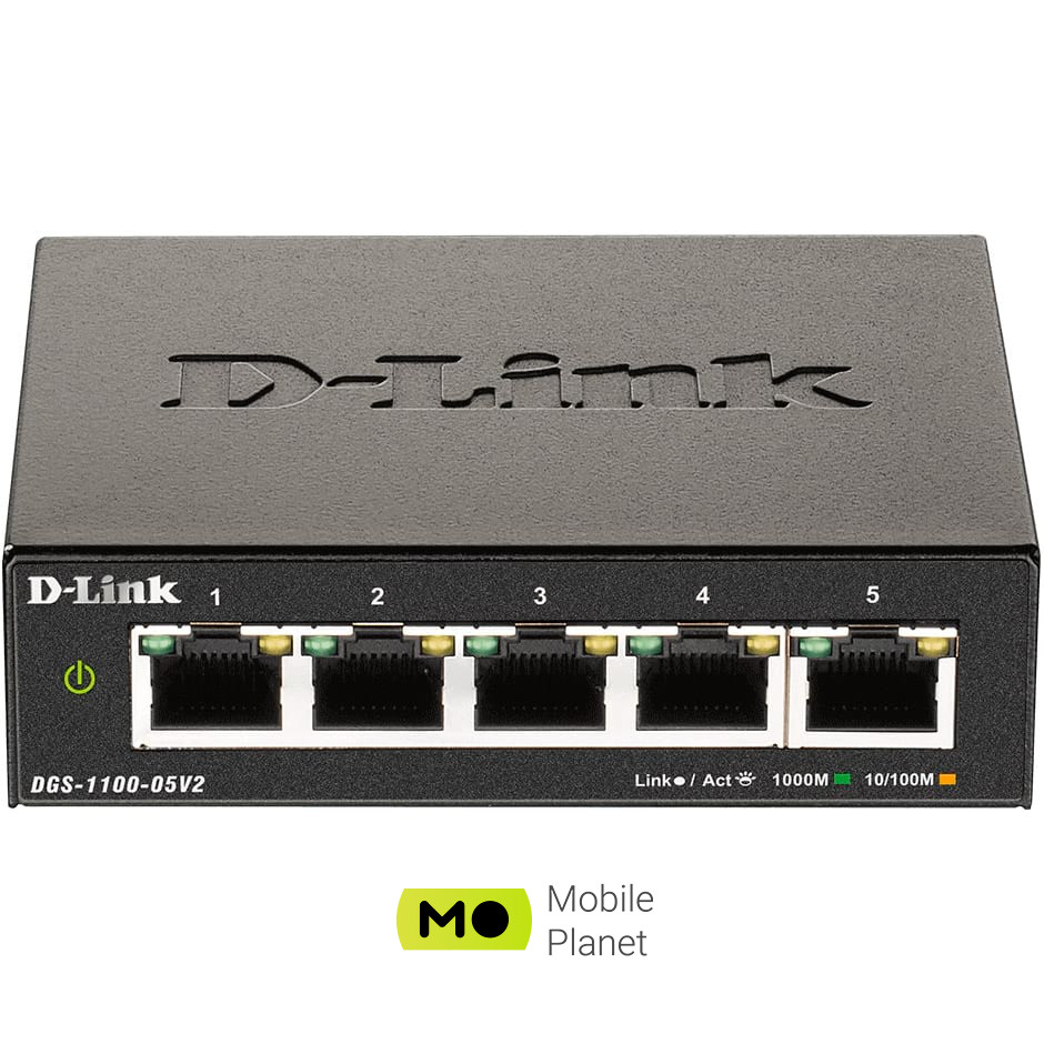 Коммутатор D-LINK DGS-1100-05V2 (UA)
