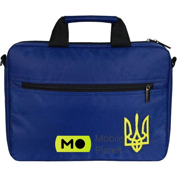 Сумка для ноутбука 13.3 PORTO PN13 Trizub Dark Blue (PN13DB_TRIZ) (UA)