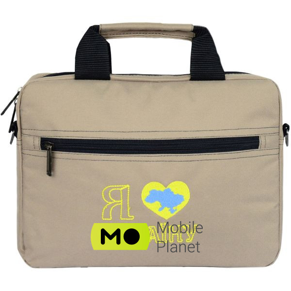 Сумка для ноутбука 12 PORTO PN12 LoveUkraine Beige (PN12LB_LoveUkr) (UA)