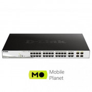 Комутатор Smart D-Link DGS-1210-28MP (UA)