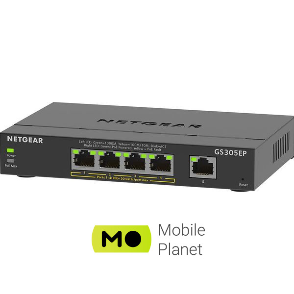 Комутатор NETGEAR GS305EP (GS305EP-100PES) (UA)