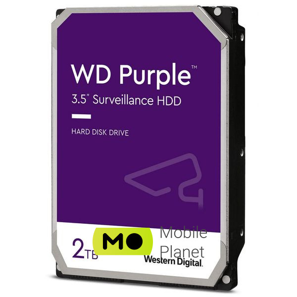 Жорсткий диск 3.5 2TB WD (WD22PURZ) (UA)