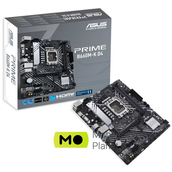 Материнська плата ASUS PRIME B660M-K D4 (90MB1950-M1EAY0) (UA)