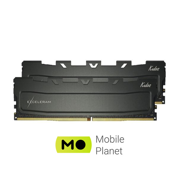Оперативна пам'ять DDR4 64GB (2x32GB) 3200MHz Black Kudos eXceleram (EKBLACK4643222CD) (UA)