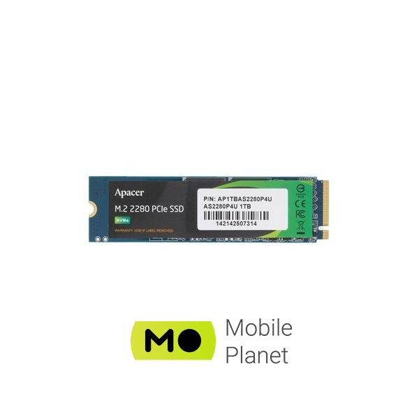 SSD диск М.2 2280 1ТВ Апакер (АП1ТБАС2280П4У-1) (UA)