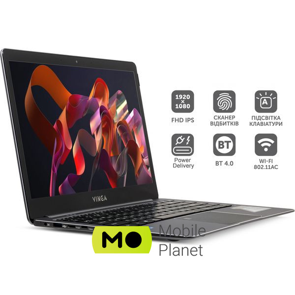 Ноутбук Vinga Iron S140 (S140-P538256G) (UA)