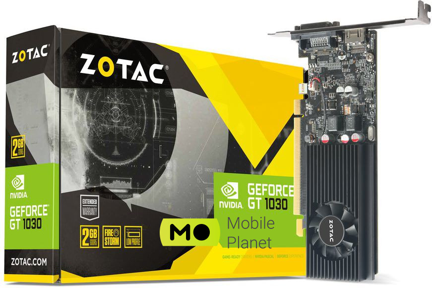 Відеокарта Zotac GeForce GT 1030 LP 2GB GDDR5 (ZT-P10300A-10L) EU