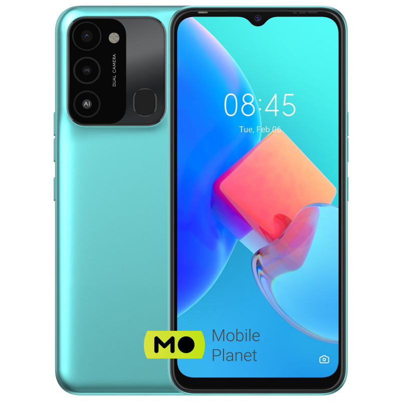Телефон Tecno Spark 8C KG5k 4/128GB Turquoise Cyan (4895180777929) (UA)
