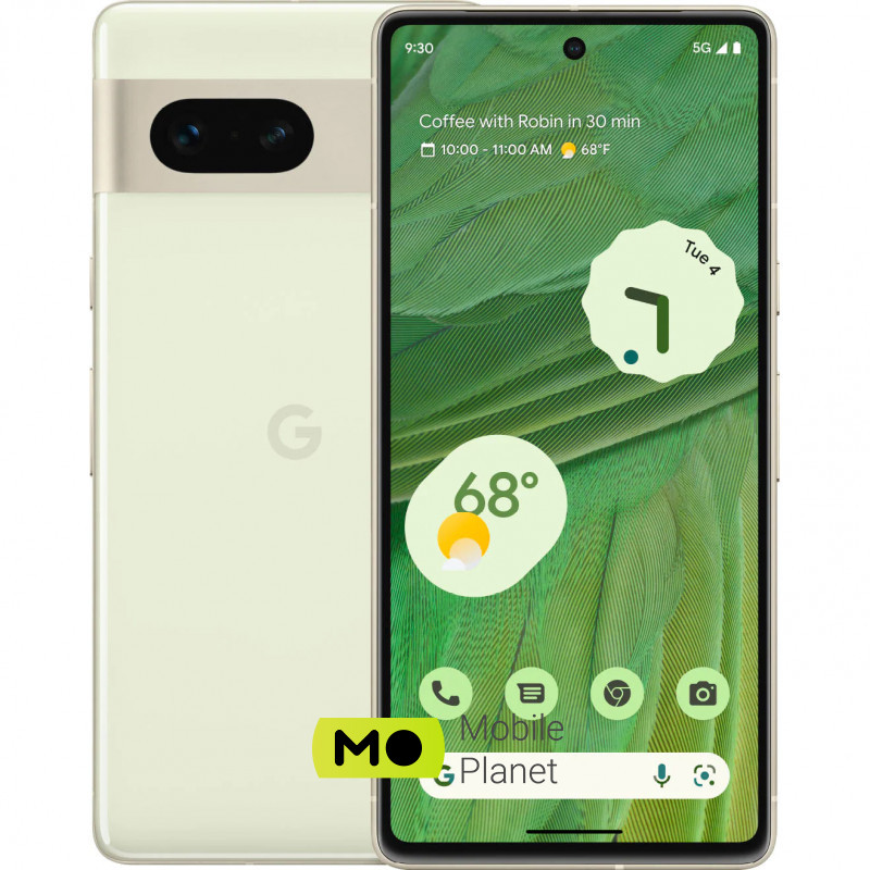 Мобільний телефон Google Pixel 7 5G 8/256GB Lemongrass