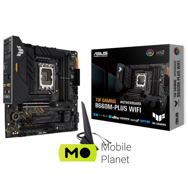 Материнська плата ASUS TUF GAMING B660M-PLUS WIFI (90MB1AZ0-M1EAY0) (UA)