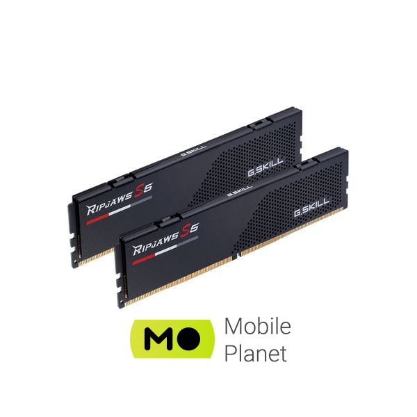 Оперативна пам'ять DDR5 32GB (2x16GB) 5600 MHz Ripjaws S5 Black G.Skill (F5-5600J4040C16GX2-RS5K) (UA)