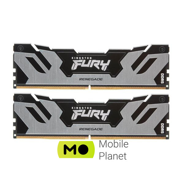 Оперативна пам'ять DDR5 32GB (2x16GB) 6400 MHz FURY Renegade Silver Kingston Fury (ex.HyperX) (KF564C32RSK2-32) (UA)