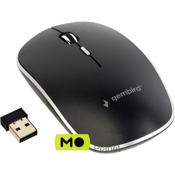 Миша Gembird MUSW-4BS-01 Wireless Black (MUSW-4BS-01) (UA)