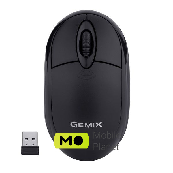 Миша Gemix GM185 Wireless Black (GM185Bk) (UA)