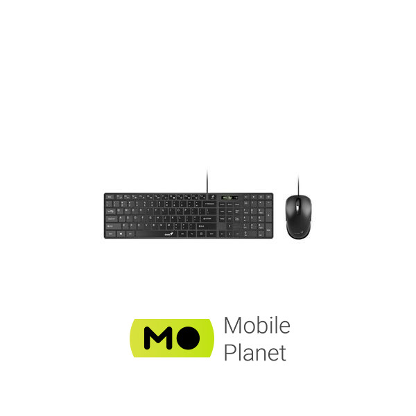 Комплект Genius C-126 SlimStar USB Black Ukr (31330007407) (UA)