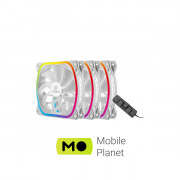 Кулер для корпусу Enermax SQUA RGB WHITE 3x 120 мм (3 PACK) (UCSQARGB12P-W-BP3) (UA)