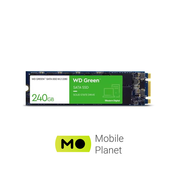 SSD диск M.2 2280 240GB WD (WDS240G3G0B) (UA)