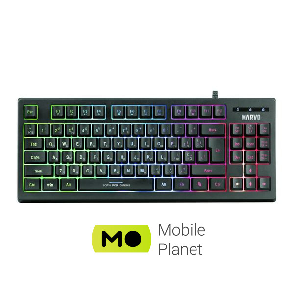 Клавіатура Marvo K607 3 colors-LED USB (K607) (UA)