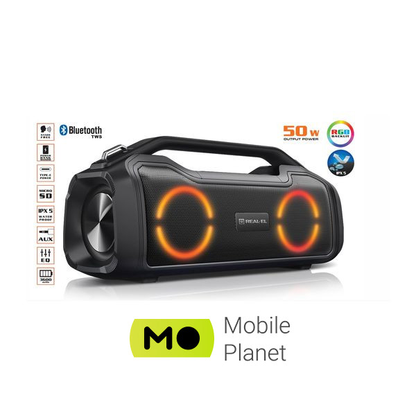 Акустична система REAL-EL X-747 Black (UA)