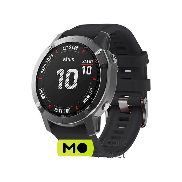 Ремешок для смарт-часов Armorstandart Silicone 26mm для Garmin Fenix 5x/6x Black (ARM60803) (UA)