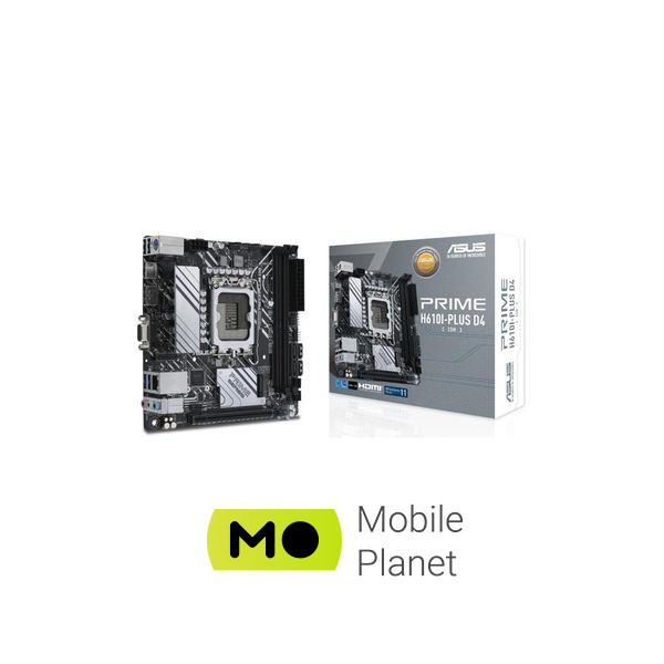 Материнська плата ASUS PRIME H610I-PLUS D4-CSM (90MB1B20-M0EAYC) (UA)