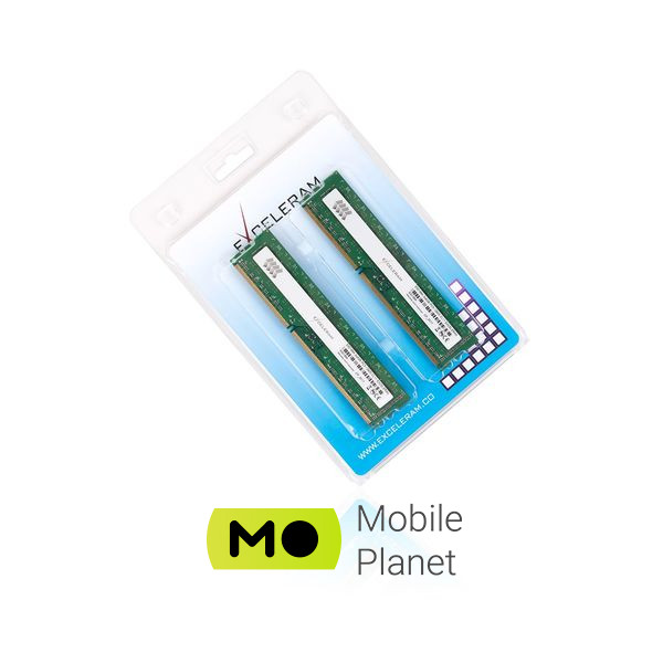 Оперативна пам'ять DDR3 16GB (2x8GB) 1600 MHz Silver Peewee eXceleram (E30166A) (UA)
