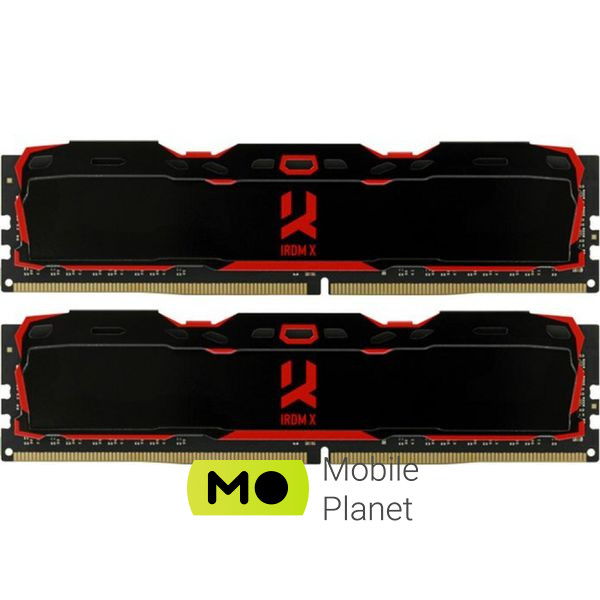 Оперативна пам'ять DDR4 32GB (2x16GB) 3200 MHz IRDM Black Goodram (IR-X3200D464L16A/32GDC) (UA)