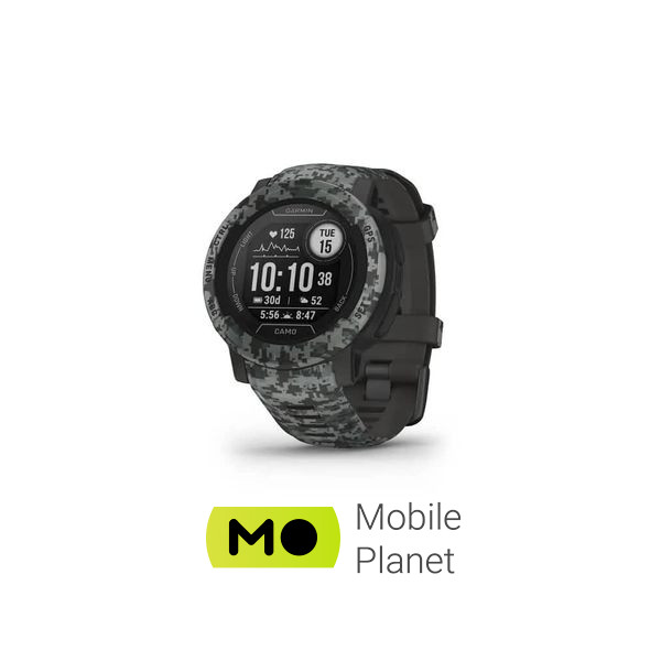 Garmin Instinct 2, Camo Edition, Graphite Camo, GPS (010-02626-03) (UA)