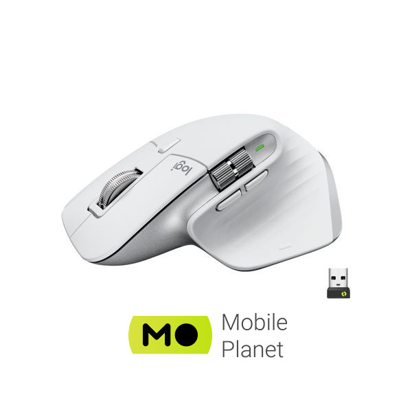 Миша Logitech MX Master 3S Performance Wireless Mouse Bluetooth Pale Grey (910-006560)