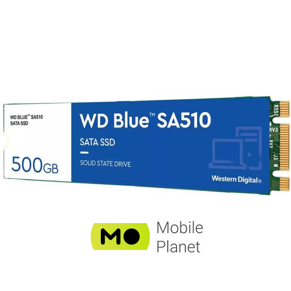 SSD диск M.2 2280 500GB SA510 WD (WDS500G3B0B) (UA)