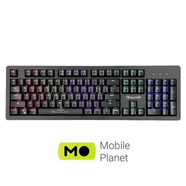 Клавіатура Marvo KG916 Multi-LED Mechanical Blue Switch USB (KG916) (UA)