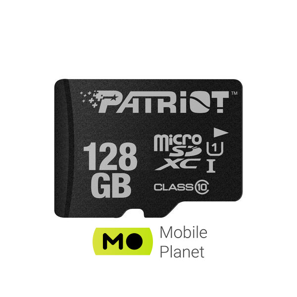 Карта пам'яті Patriot 128GB microSD class10 UHS-I (PSF128GMDC10) (UA)